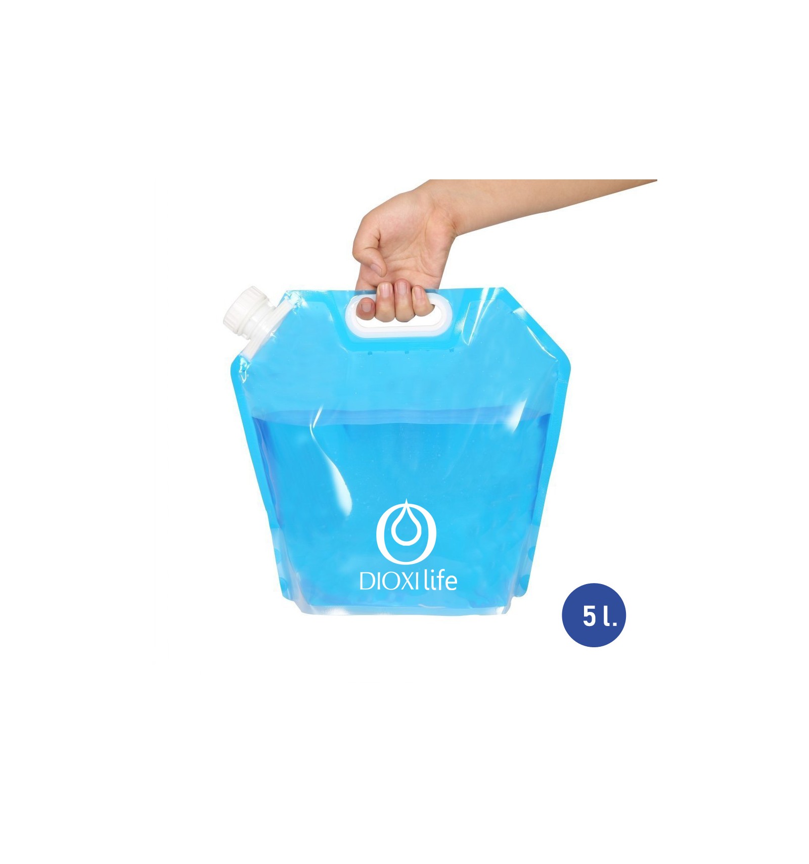 Liebdy® Faltbarer Wasserbehälter 5 Liter BPA frei, Flexibler