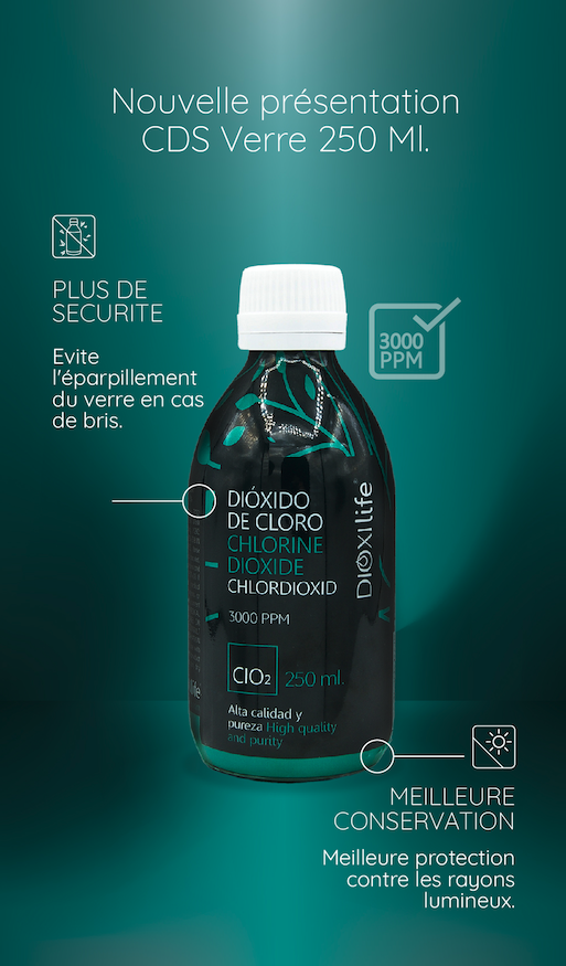 x10 Dioxyde de Chlore 200 ML  Dioxilife - CDS Boutique en ligne