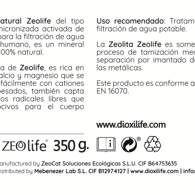 Zeolita 350gr 290x65mm 2