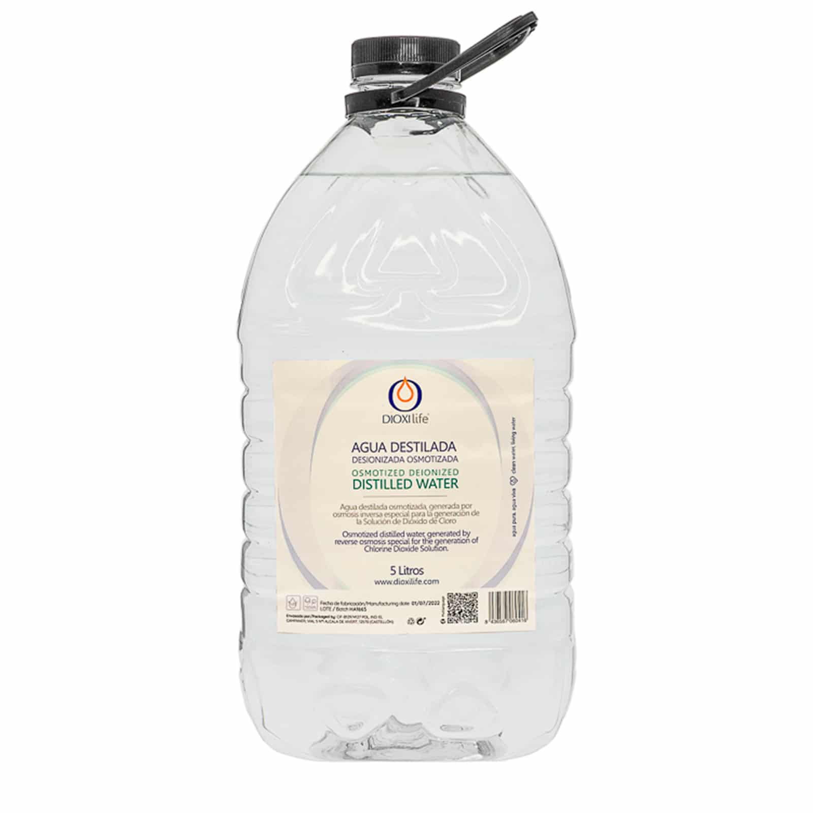 Agua destilada (5l)