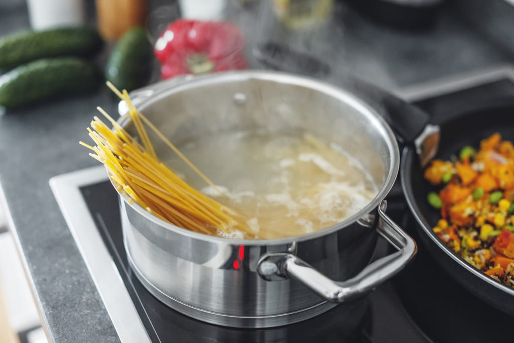 cocinar con agua del grifo