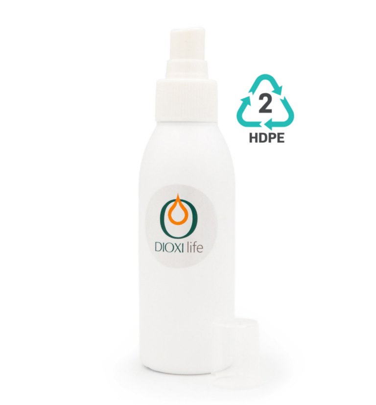 Botella 130ml White Spray Hdpe