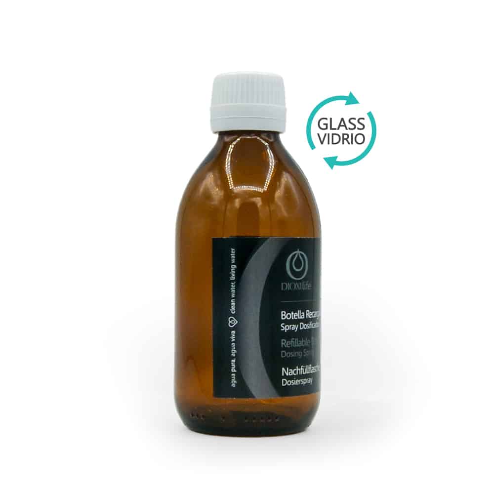 Botella 250 Ml. Cristal Recargable 3